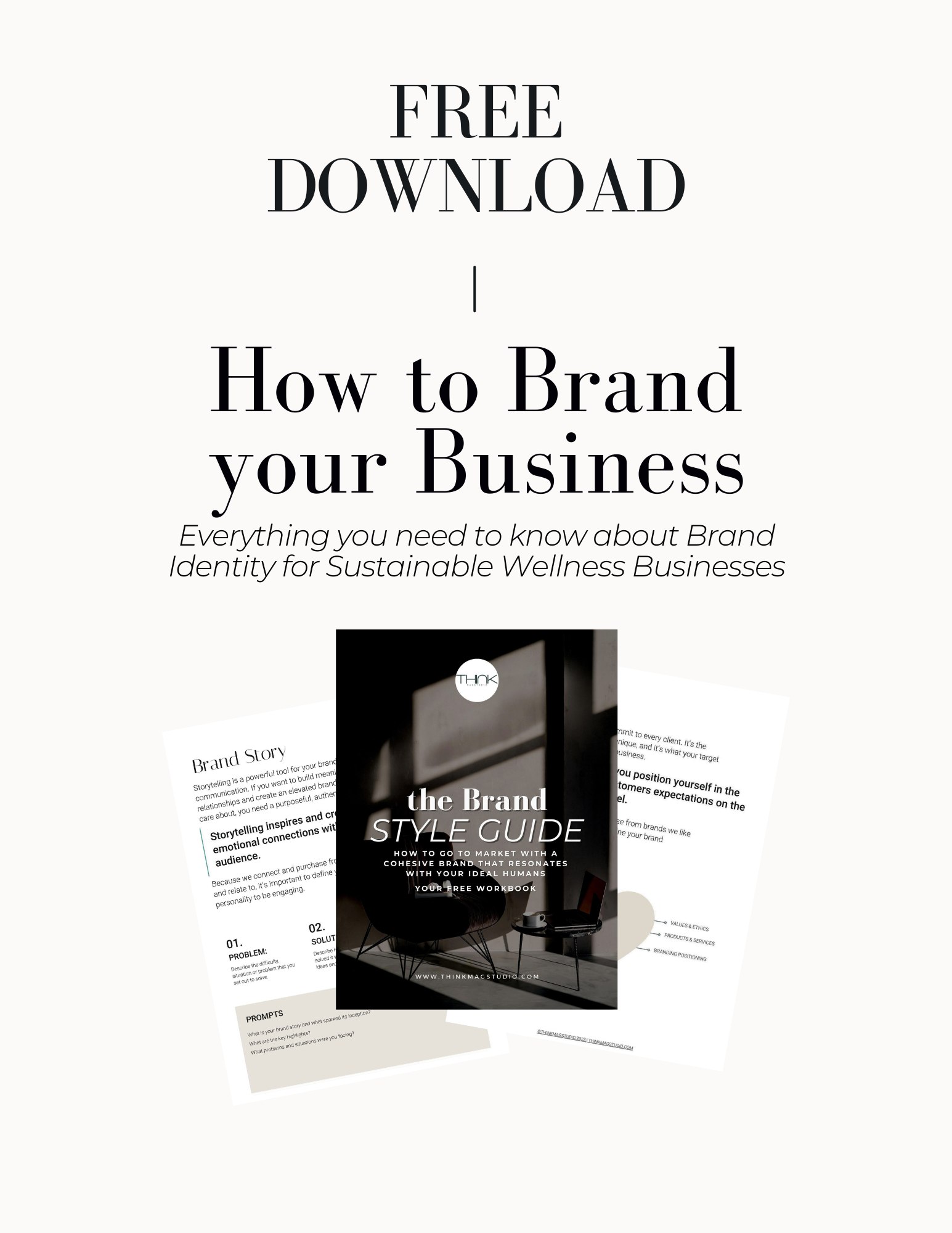 free brand style guide workbook